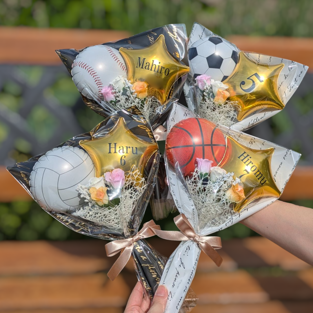 ☽　バルーンブーケ　3月12日着 最短翌日発送可能分❤︎お急ぎの方に！置き型も選択可能！Early